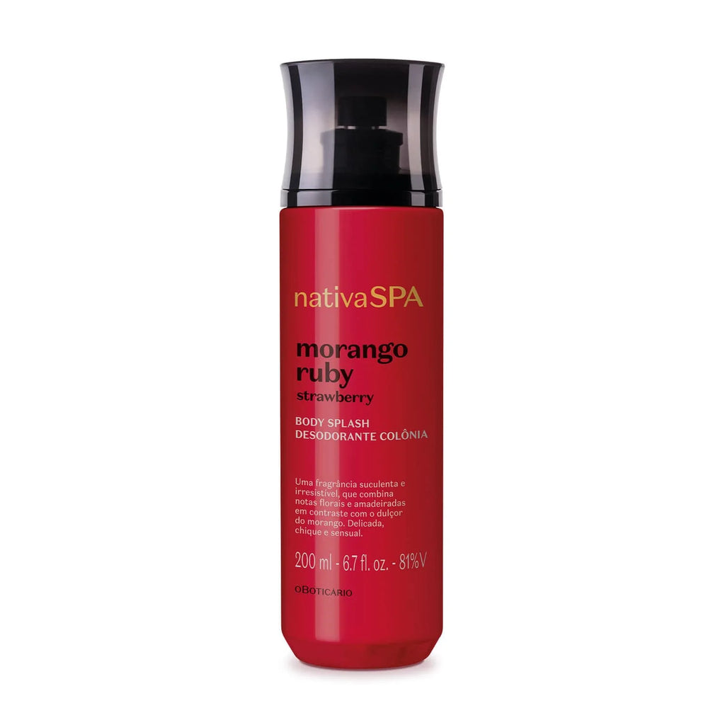 Body Spray Nativa Strawberry Ruby