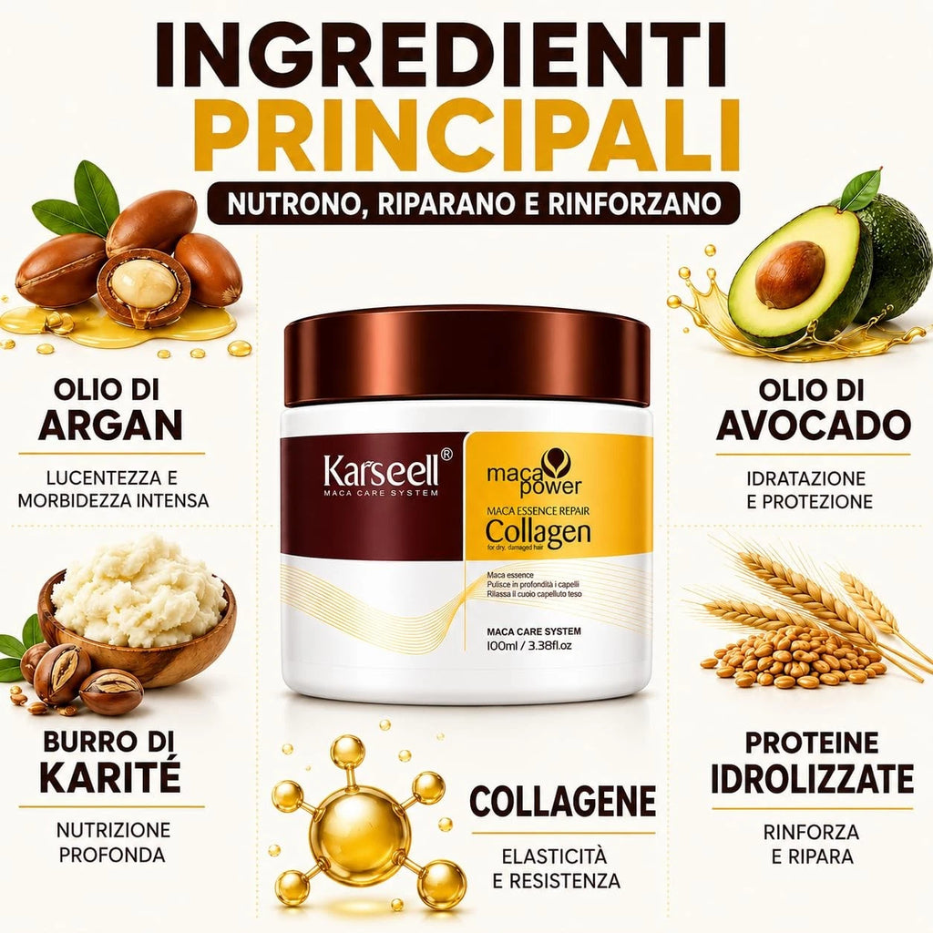 Mascarilla Capilar de Colágeno Karseell 100 ml, vista 2