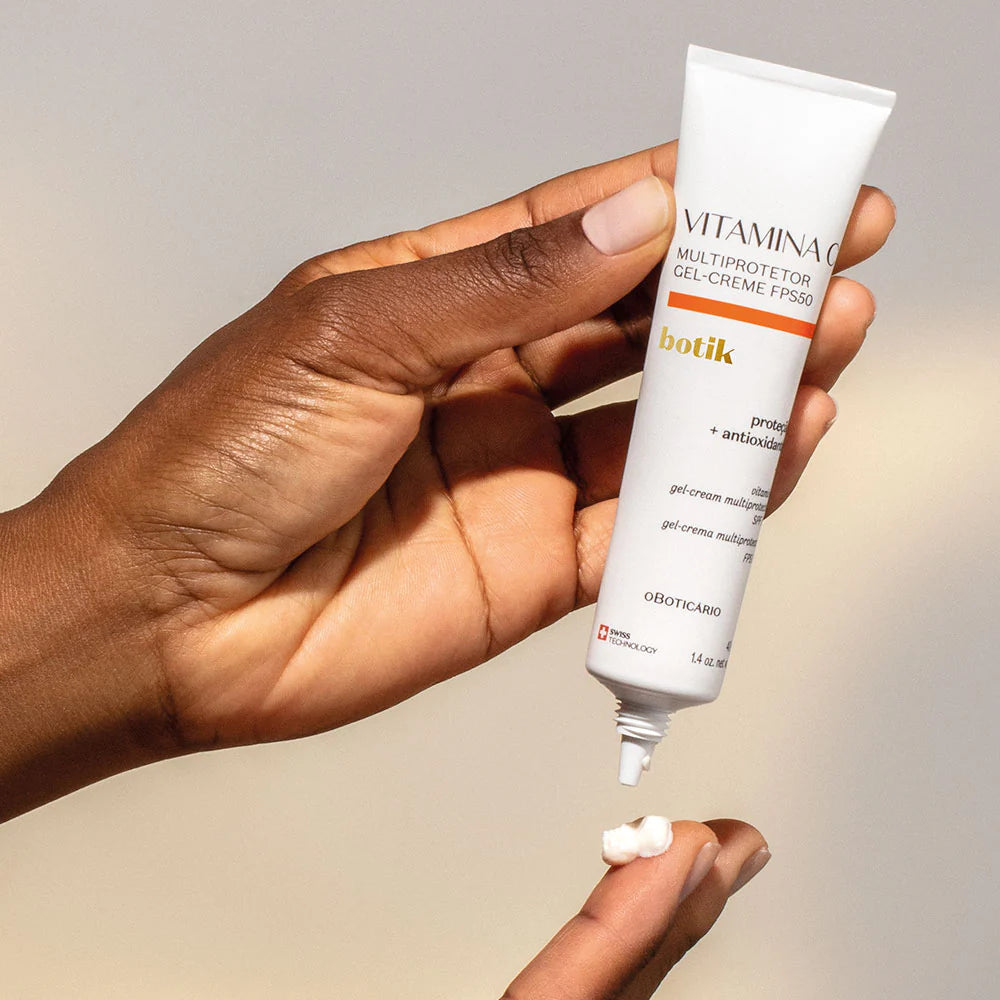 Gel Crema Facial Multiprotector FPS 50 con Vitamina C - O Boticário