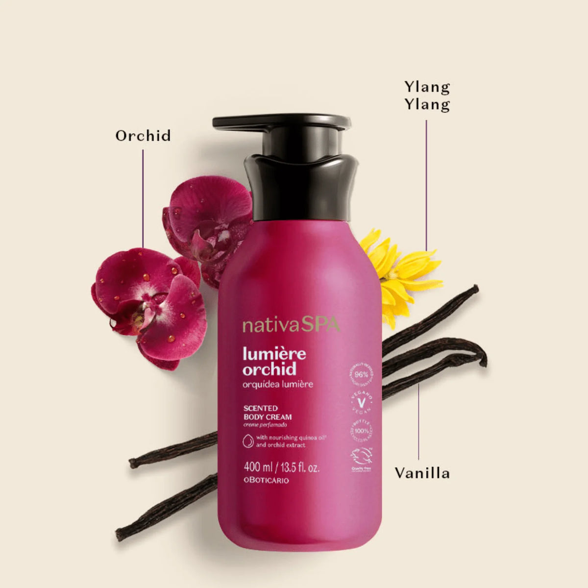 Crema Corporal Orquídea Lumière, vista 2
