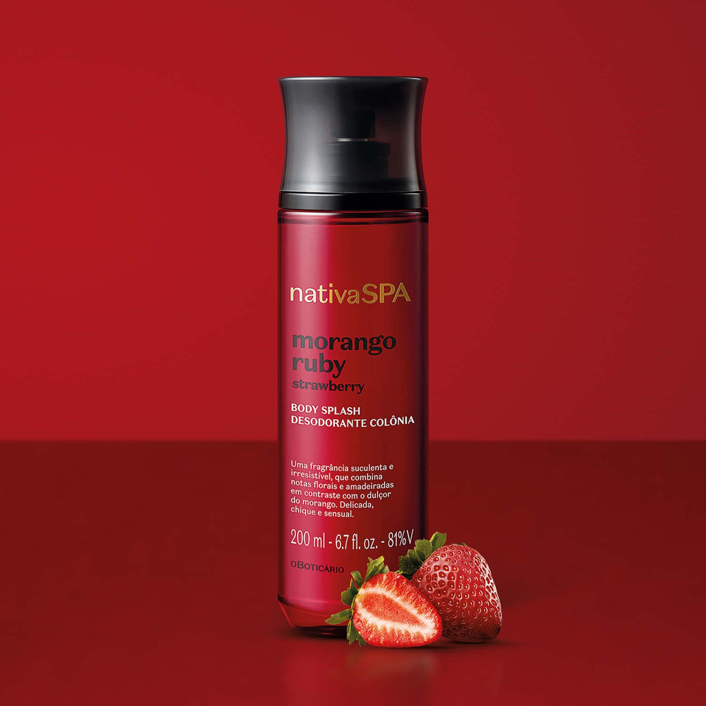 Body Spray Nativa Strawberry Ruby, vista 2