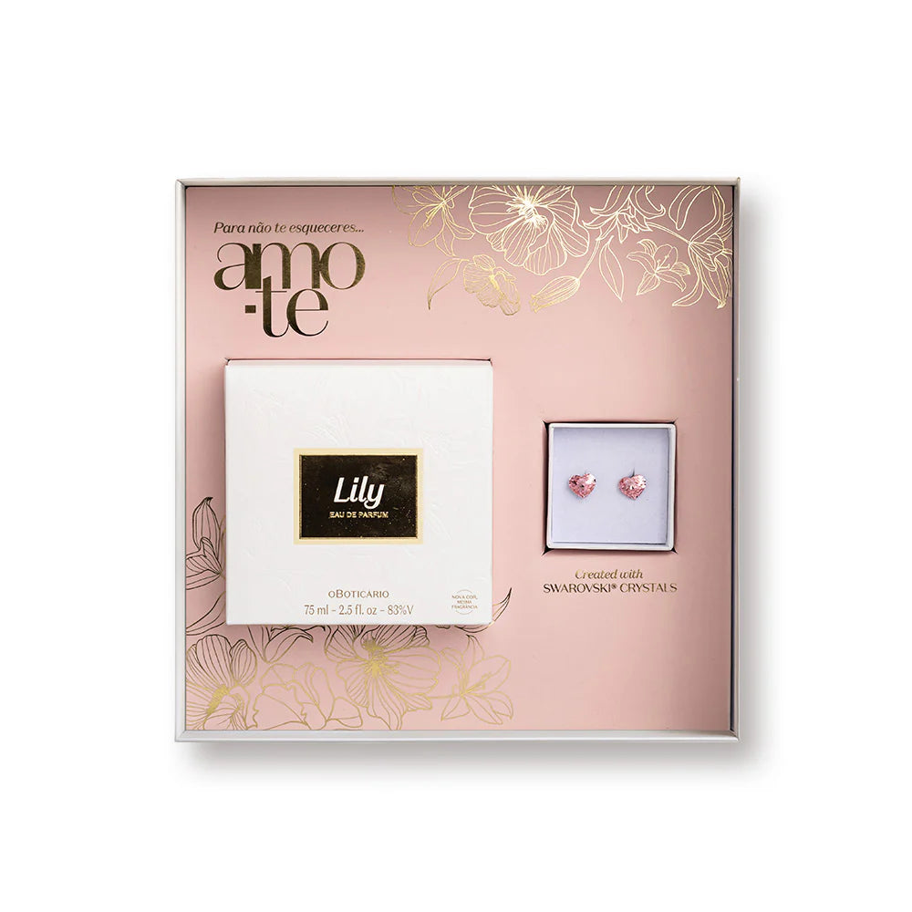 Kit Crema Lily con Pendientes Swarovski, vista 2
