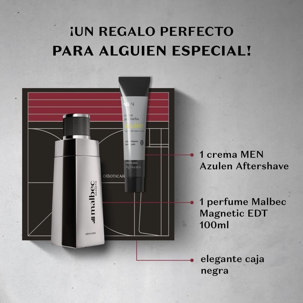 Kit Malbec con Crema Aftershave, vista 2