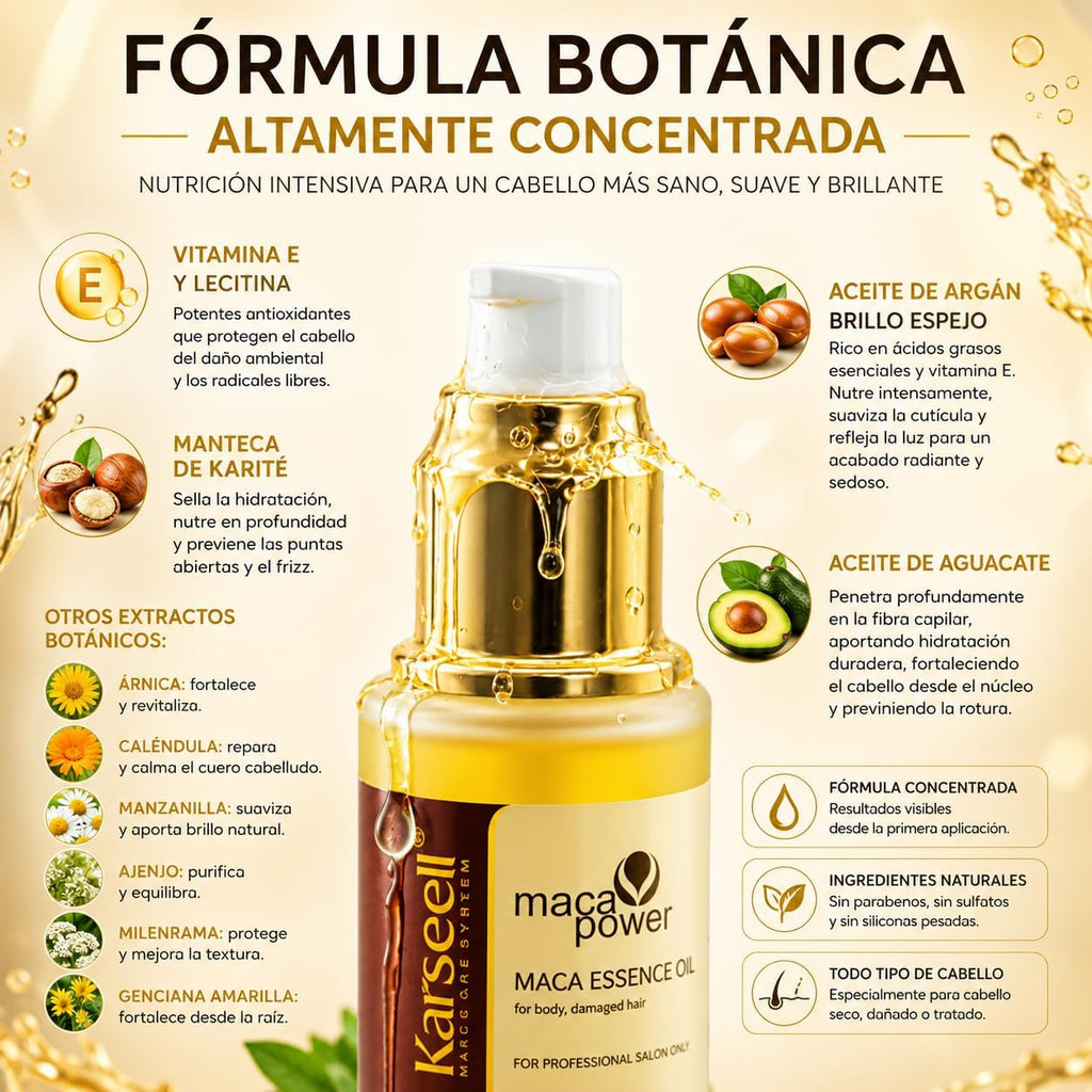 Sérum Capilar Maca Essence Oil Karseell 50 ml