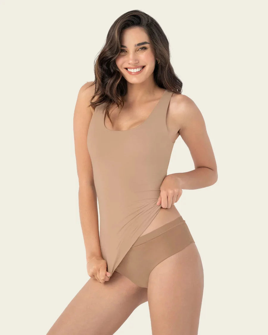 Camiseta de Control Leonisa Talla S Beige, vista 3