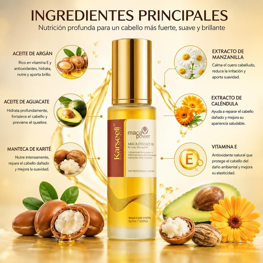 Sérum Capilar Maca Essence Oil Karseell 50 ml