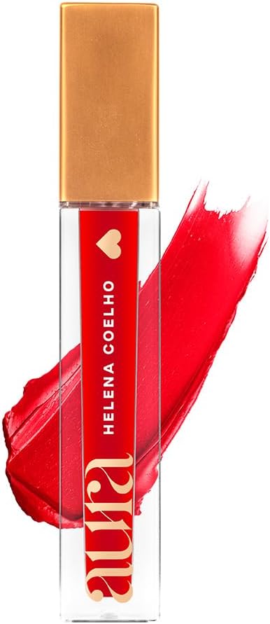 Pintalabios Liquido Rojo 4ml Aura by Helena Coelho