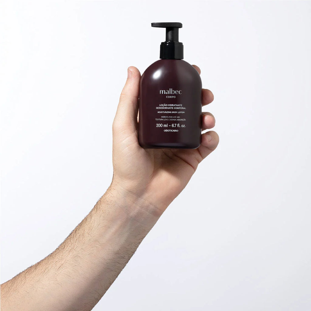 Loción hidratante corporal masculina 200 ml Malbec Club