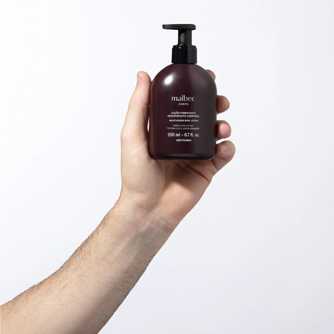 Loción hidratante corporal masculina 200 ml Malbec Club