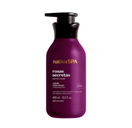 Loción corporal hidratante Nativa SPA Secret Roses, 400 ml