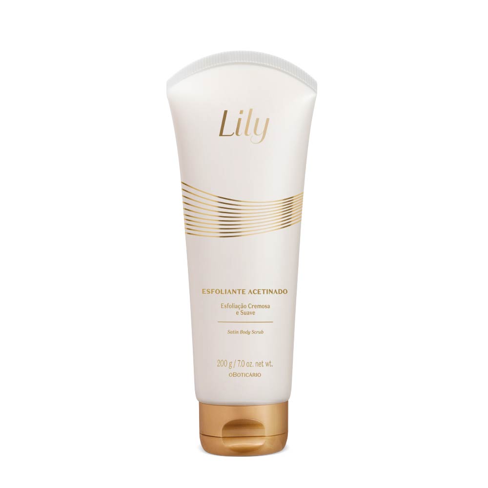 Exfoliante hidratante Lily Satin, 200 g