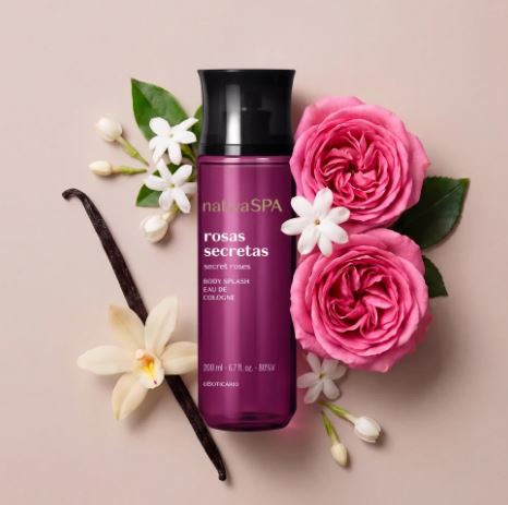 Body Splash Nativa SPA Rosas Secretas, 200ml