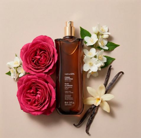 Nativa SPA Glorioso Aceite Multifuncional, Rosas Secretas, 85ml